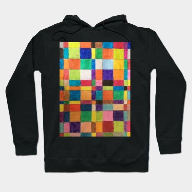 More Colorful Squares and Rectangles Hoodie by Amanda1775